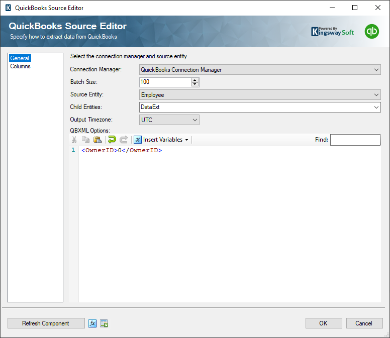 Working with QuickBooks Desktop Custom Fields in SSIS